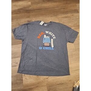 Peanuts Snoopy Red White and Chill Mens T-Shirt - Size XXL - New